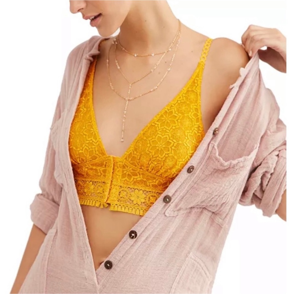 Free People Sardenia Sunset Ella Soft Lace bra